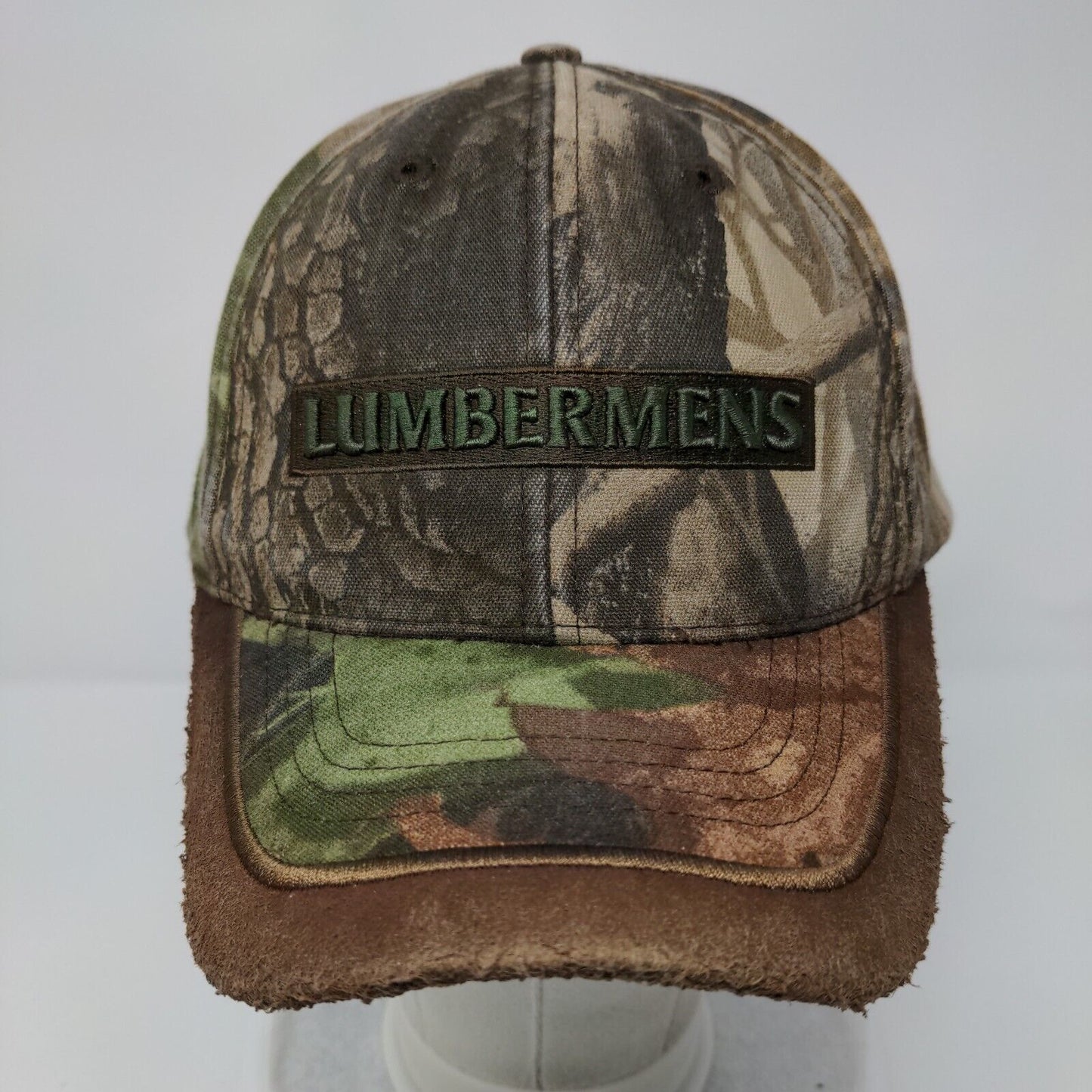Lumbermens Slideback Hat Camouflage OSFA Adjustable Embroidered 6 Panel
