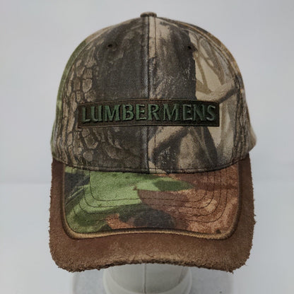 Lumbermens Slideback Hat Camouflage OSFA Adjustable Embroidered 6 Panel