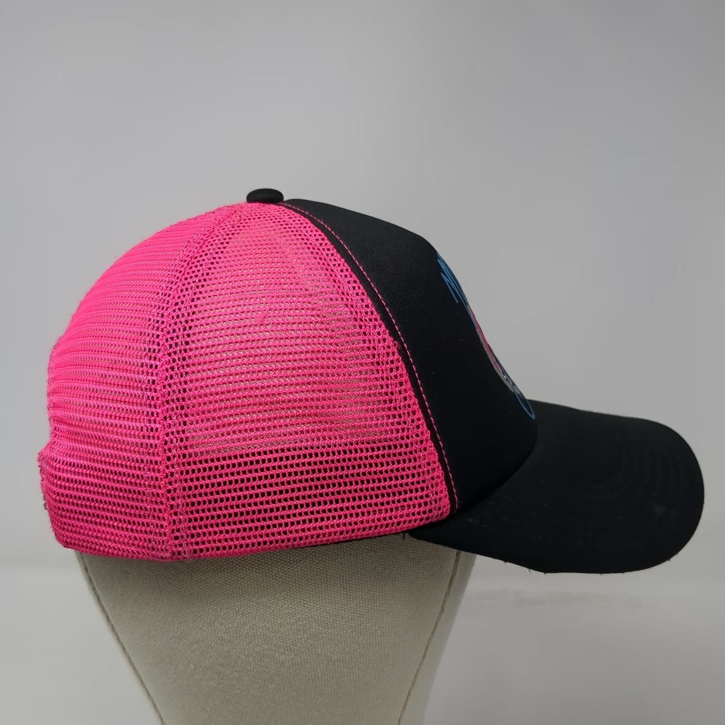Mötley Crüe Black Pink Trucker Hat OS Snapback Mesh Band Graphic Rock Music