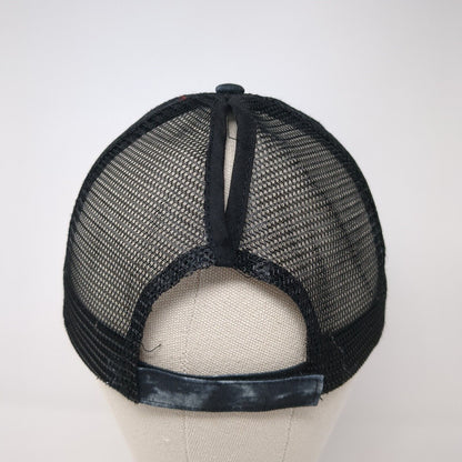 Soul Design Ponyback Strapback Trucker Hat Multi OS Adjustable Mesh Back 6 Panel