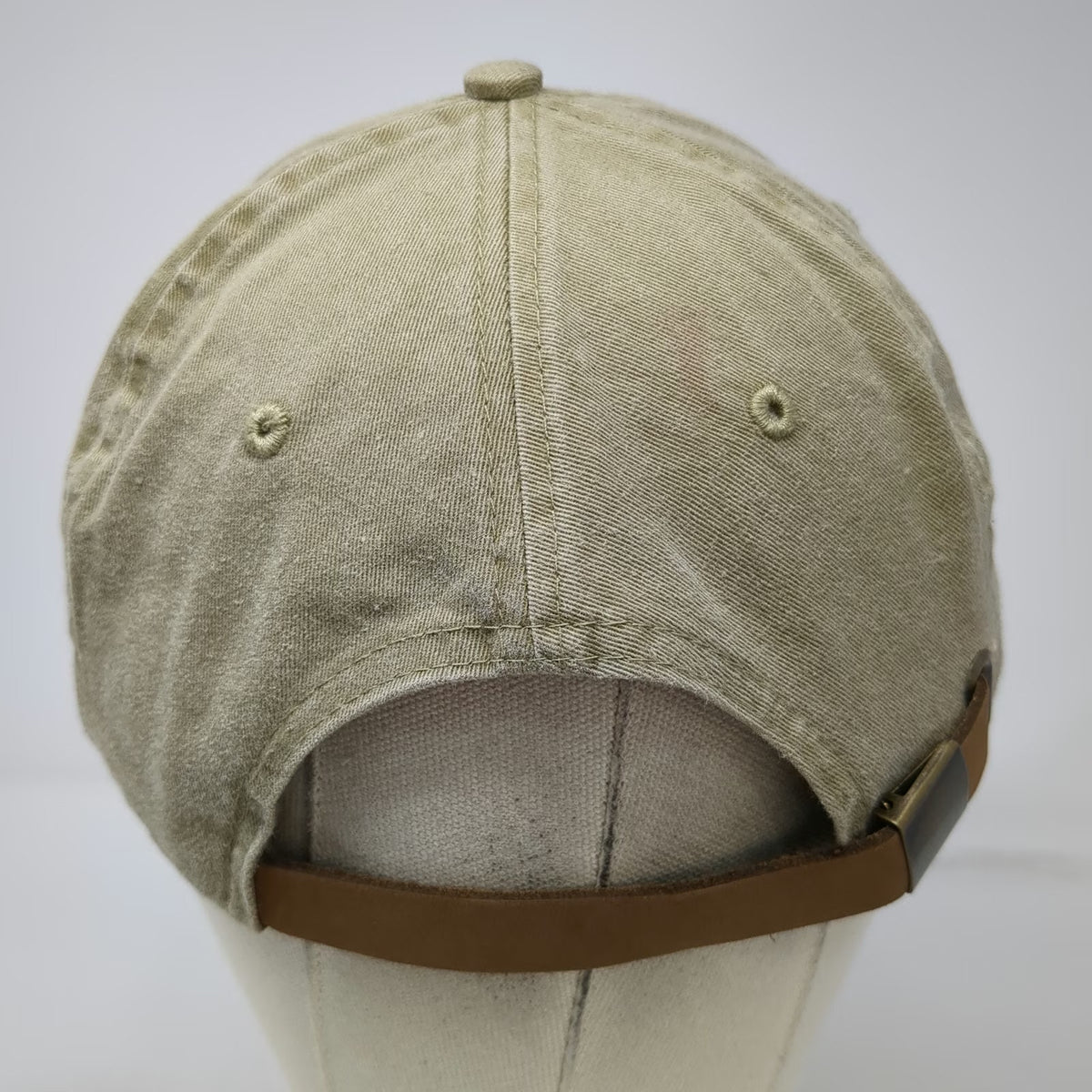 Falcon New Orleans Jazz Baseball Cap Beige One Size Leather Strapback Music Hat