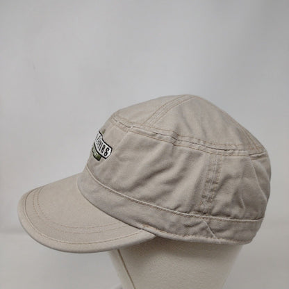 Seven Feathers Casino Resort Strapback Cadet Army Cap Tan OS Adjustable Cotton