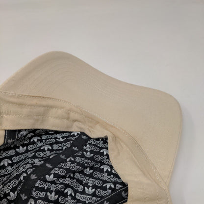 Adidas Trefoil Slideback Hat Tan One Size Adjustable Embroidered 6 Panel