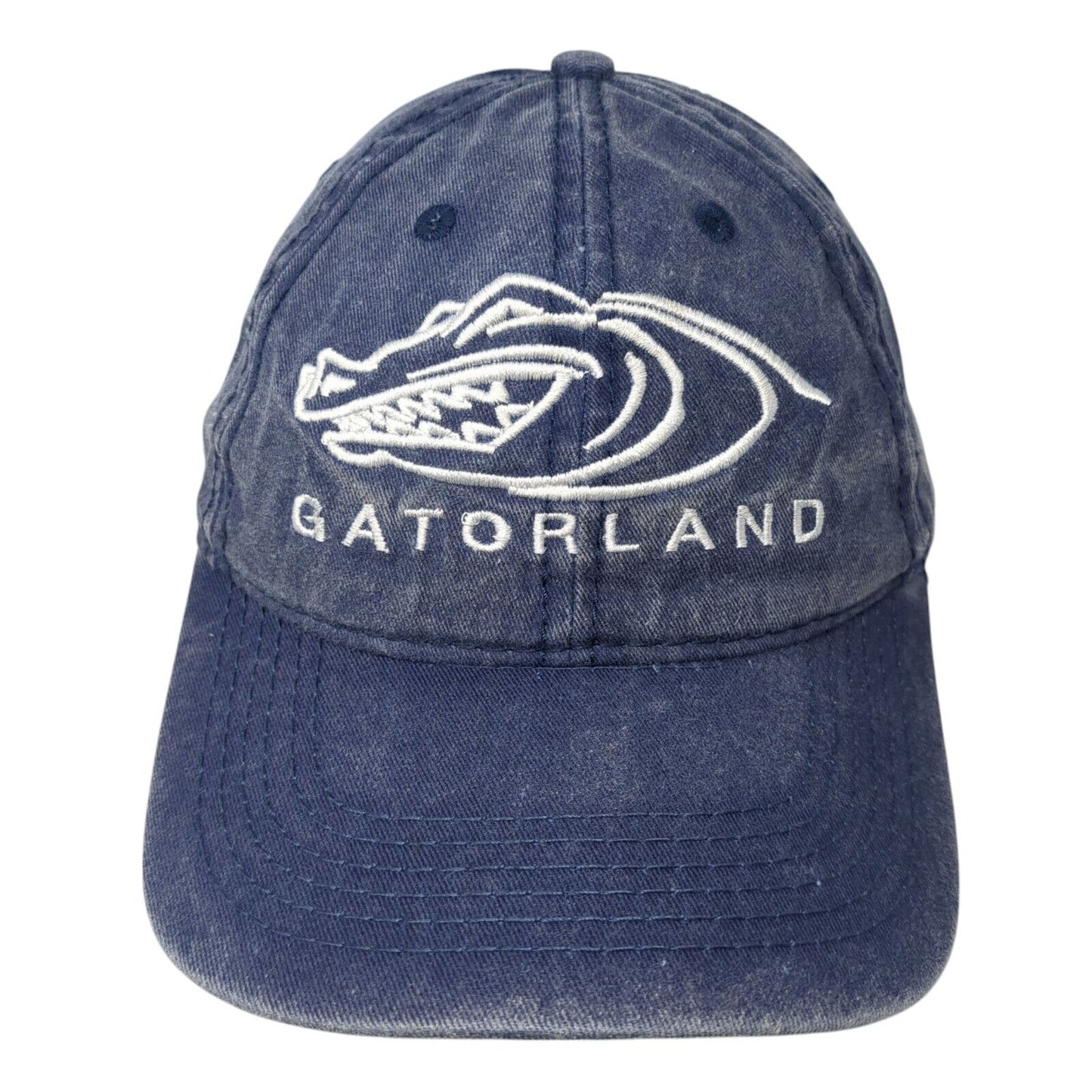 Gatorland Slideback Hat Blue One Size Adjustable Embroidered 6 Panel