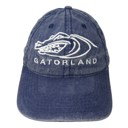 Gatorland Slideback Hat Blue One Size Adjustable Embroidered 6 Panel