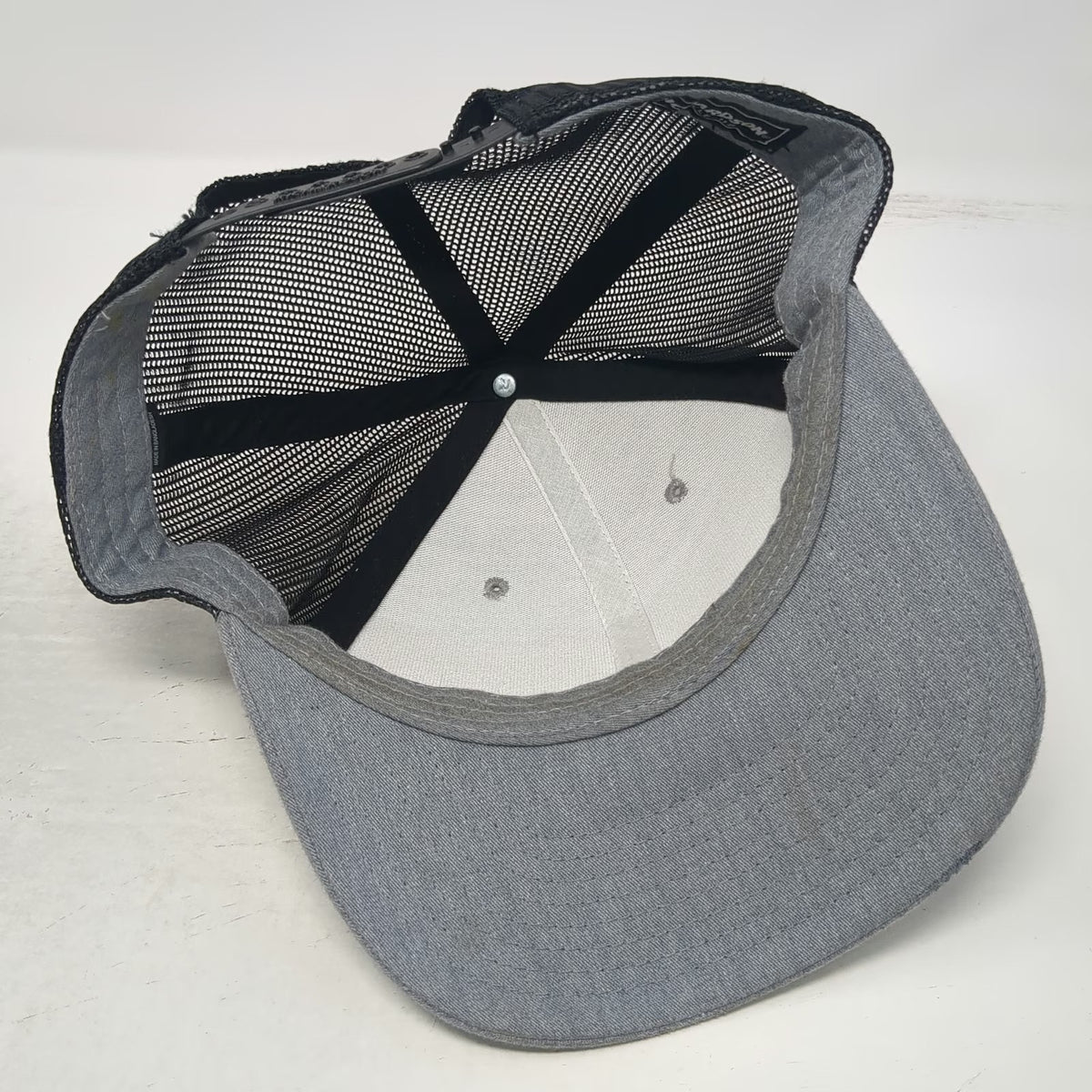 Richardson Trucker Hat Gray One Size Arc Up Welding Fabrication Patch Snapback