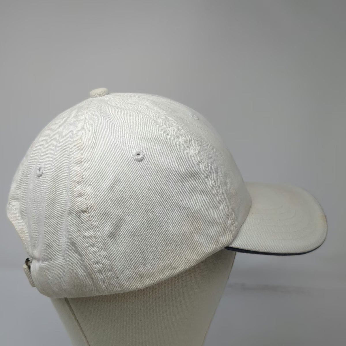 BMW Baseball Cap White One Size Embroidered Logo Slideback Lifestyle Hat