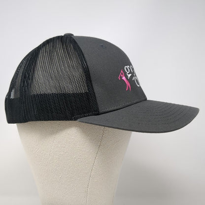 Richardson Trucker Hat Gray L Golf for the Cure MAPEI Snapback Mesh Logo