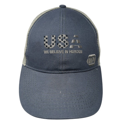 USA We Believe In Heroes Strapback Hat Multi One Size NAPA Colorblock