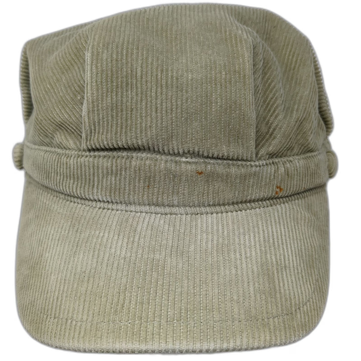 Pistil Army Cap Green One Size Cotton Corduroy Striped Lining Cadet Comfort Hat