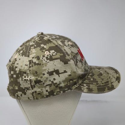 The MAX Hat Baseball Cap Beige One Size Camo Mawk Industries Embroidered Logo