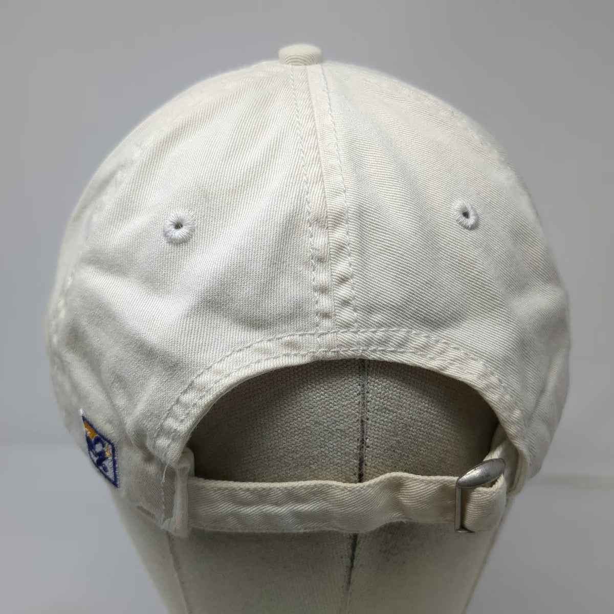 Bass Pro Shops Baseball Cap White One Size Fishing Cotton Green Underbrim Hat