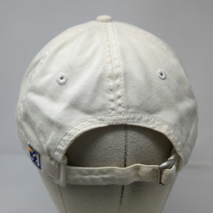 Bass Pro Shops Baseball Cap White One Size Fishing Cotton Green Underbrim Hat