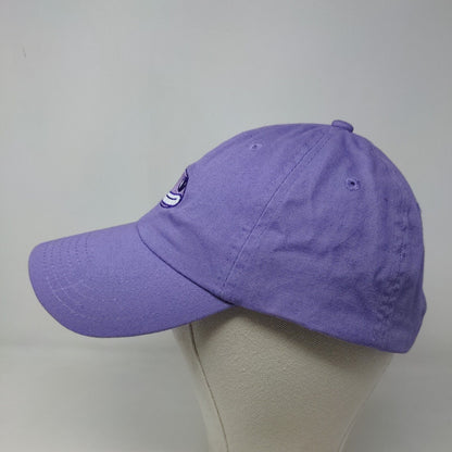 Newt Men's Slideback Hat Purple Adjustable 100% Cotton Embroidered Frog Logo