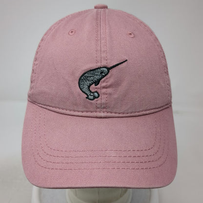Carbon Elements Baseball Cap Pink One Size Narwhal Embroidered Slideback Hat