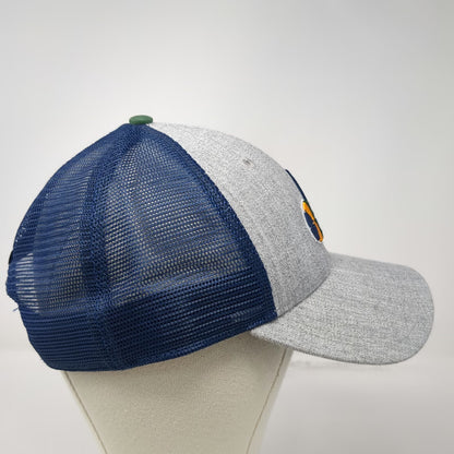Utah Jazz NBA New Era Trucker Hat Gray Blue Green One Size Snapback Mesh 9FORTY