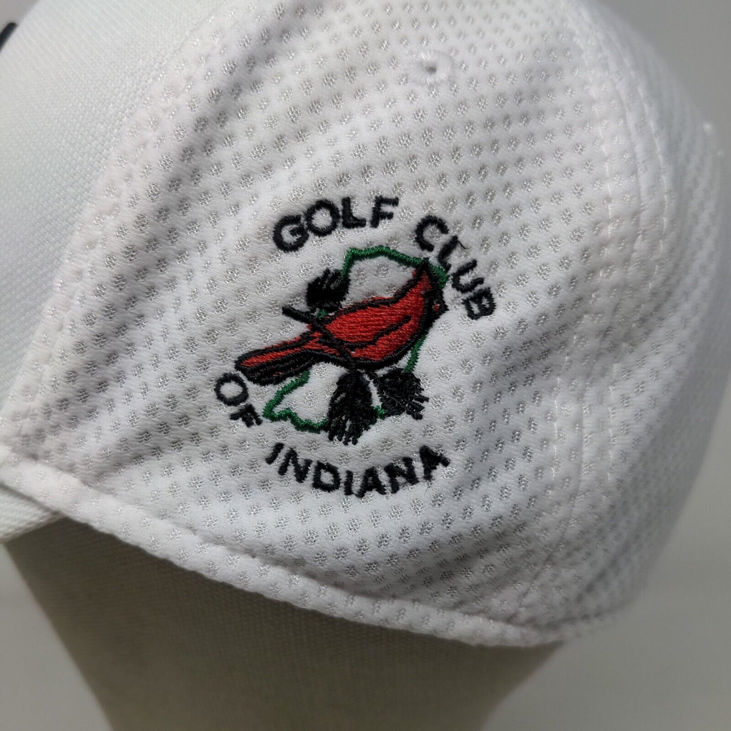 Callaway Men's Fitted Hat White Size S/M Embroidered Odyssey Golf Club Logo