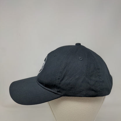 COTR Strapback Hat Black One Size Adjustable Embroidered 6 Panel Port & Company