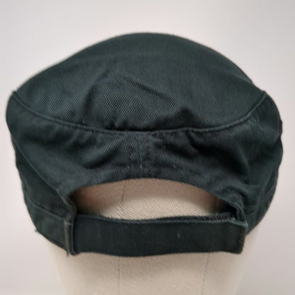 District Threads Army Cap Black One Size Sportsmans Hideout Frayed Brim Hat