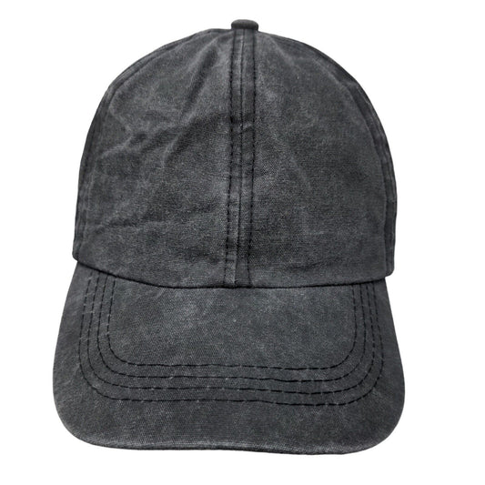 David & Young Women's Slideback Hat Gray Size OSFM Blank 100% Cotton