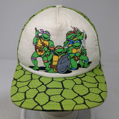Teenage Mutant Ninja Turtles 5 Panel Green One Size Shell Print Snapback Hat