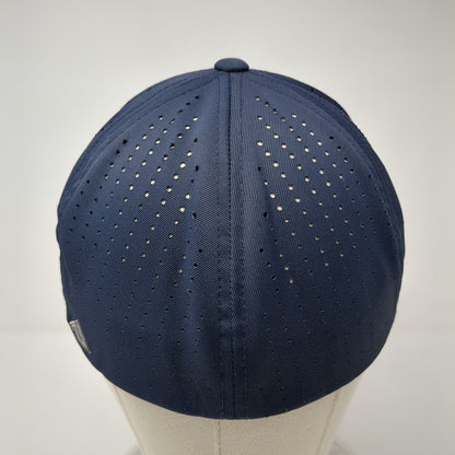 Uncharted Recreation Fitted Hat Blue S/M Embroidered Style 474F Pacific Headwear