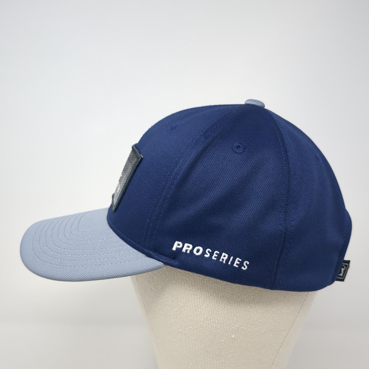 PGA Tour Slideback Baseball Cap Blue One Size Adjustable Embroidered 6 Panel