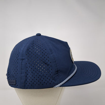 Melin Hydro Coronado Snapback Mesh Back Hat Blue Rope Size Small 3D Logo