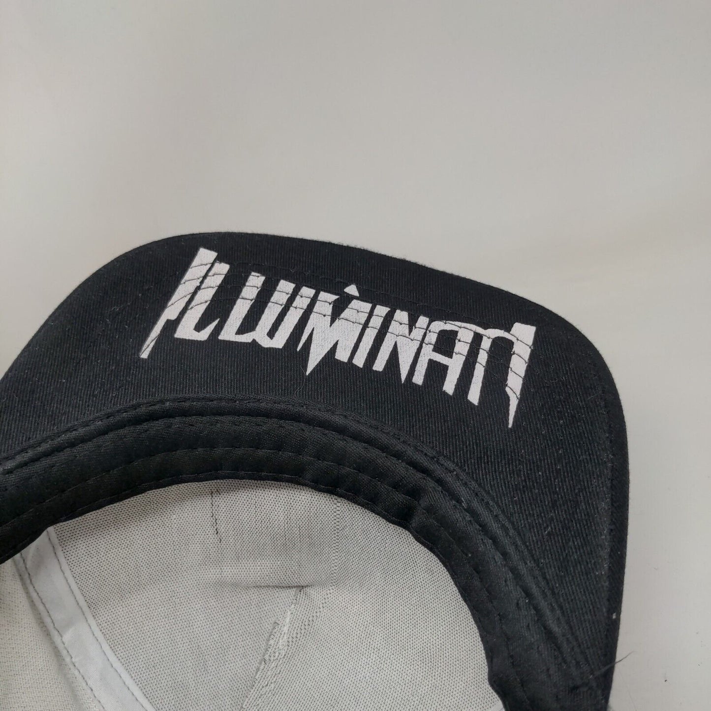 Novus Ordo Seclorum Annuit Coeptis Illuminati Strapback Hat Gray OS Adjustable