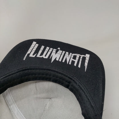 Novus Ordo Seclorum Annuit Coeptis Illuminati Strapback Hat Gray OS Adjustable