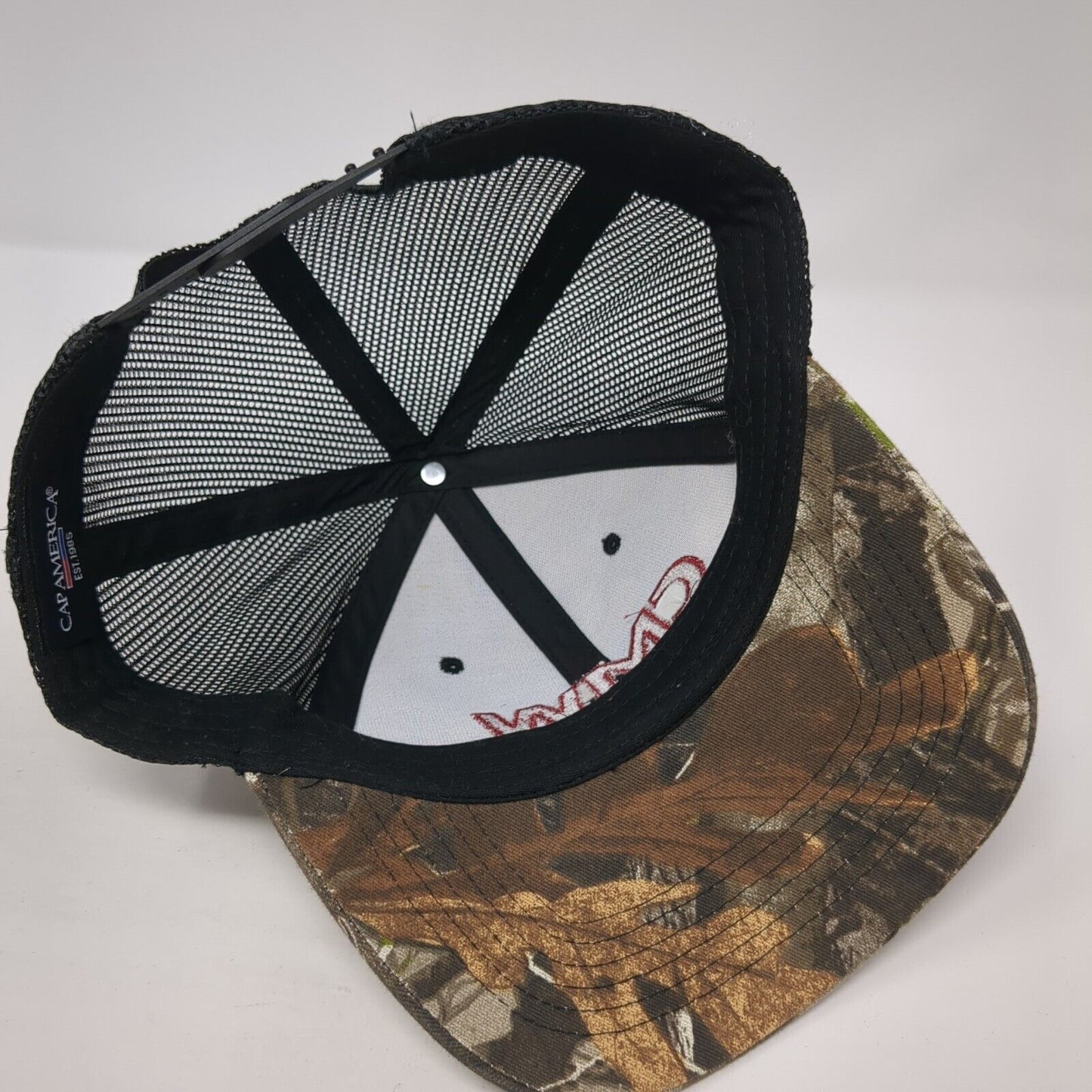 CMW Snapback Trucker Hat Camouflage One Size Adjustable Mesh Back Cap America