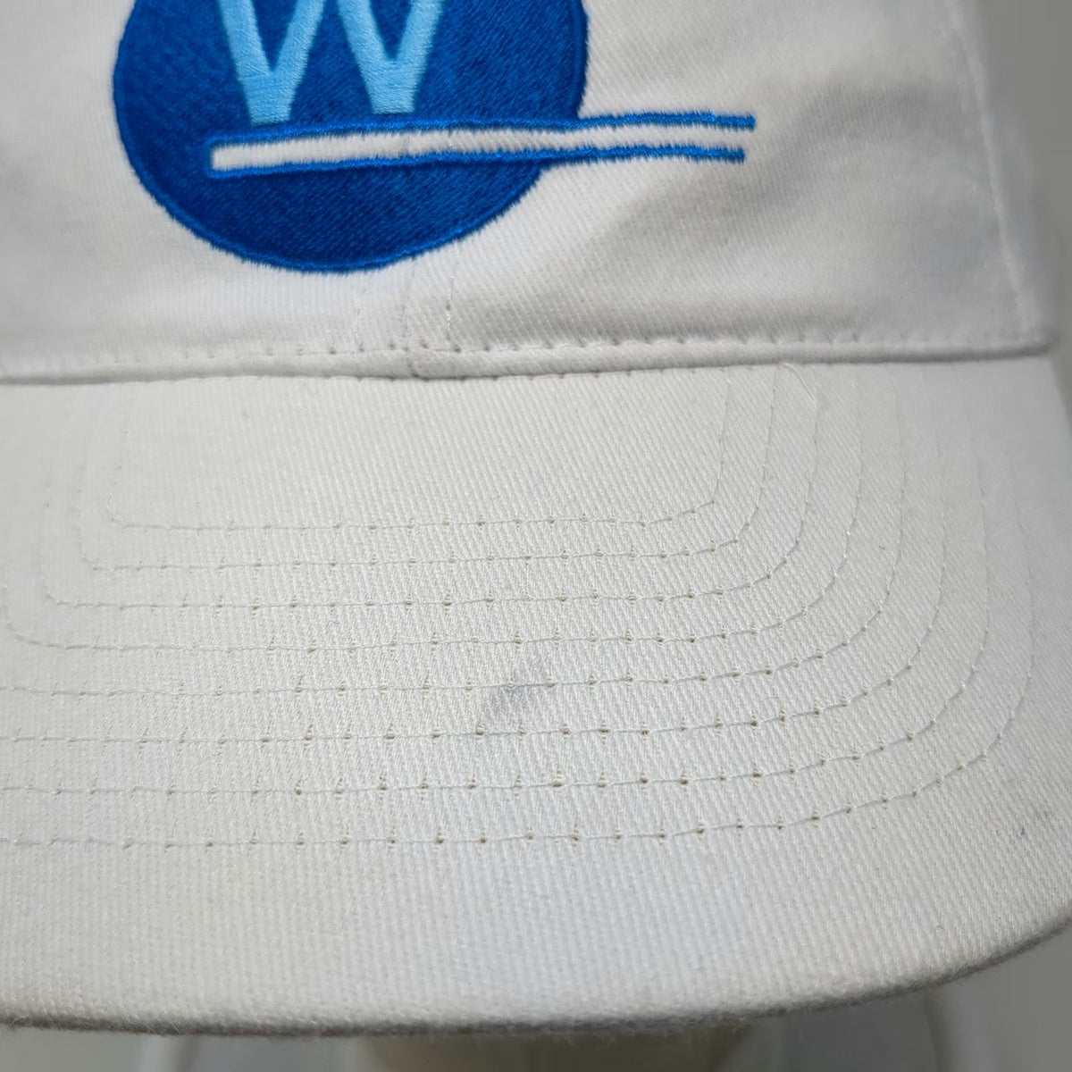 Hit Wear White Baseball Cap One Size Strapback Toothbrush Dental Logo Hat
