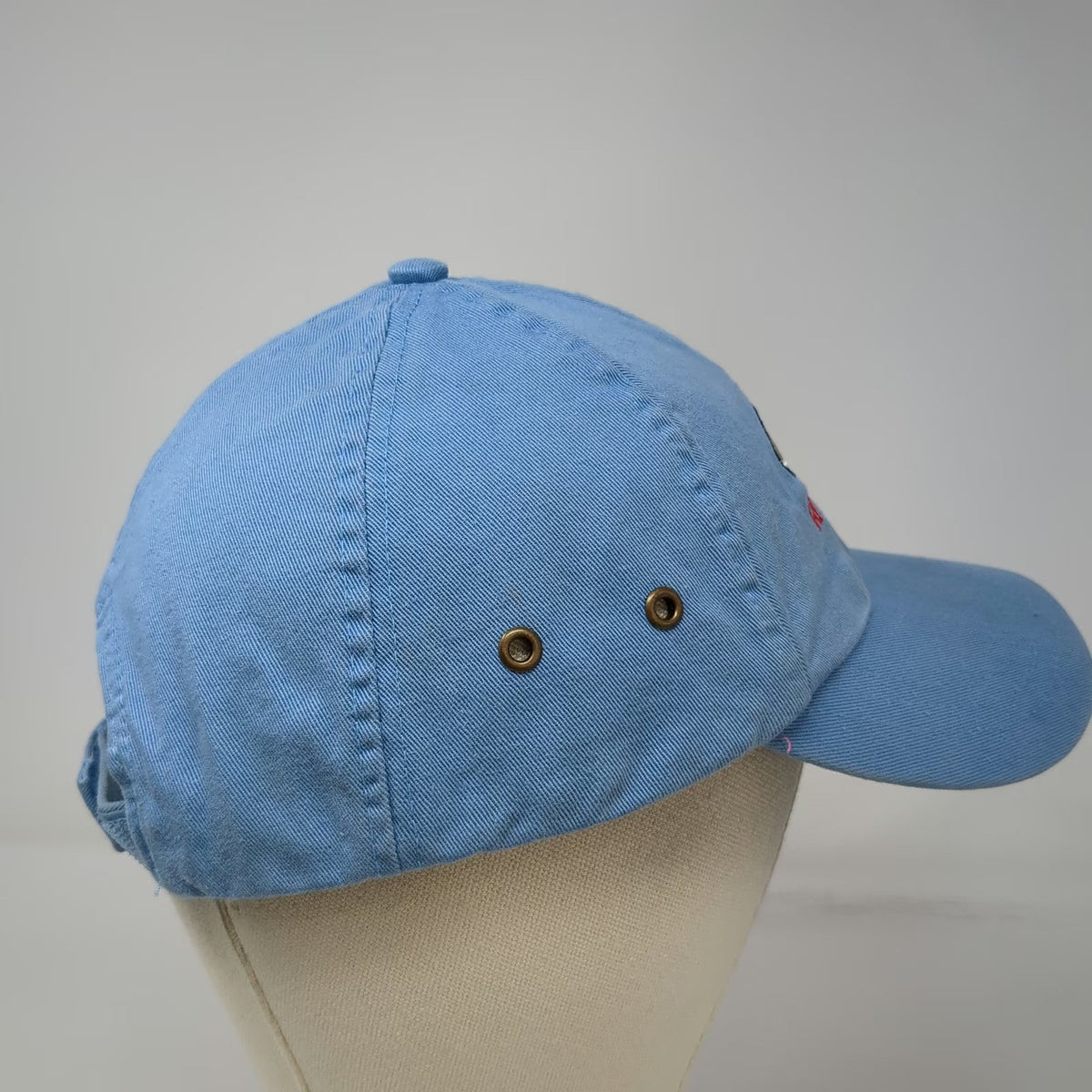 Quality Caps Riviera Maya Wave Logo Blue Baseball Cap OSFM Strapback Hat Cotton