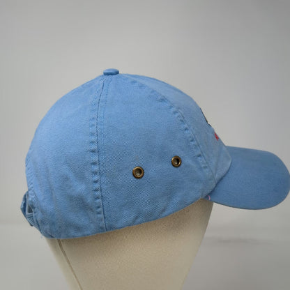Quality Caps Riviera Maya Wave Logo Blue Baseball Cap OSFM Strapback Hat Cotton