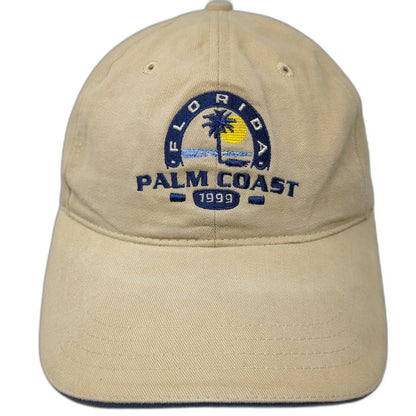 Sherry Palm Coast Florida 1999 Baseball Cap Beige One Size Strapback Cotton Hat