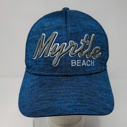 Myrtle Beach Fitted Hat Blue OSFA Embroidered E-Flex Essencial Caps