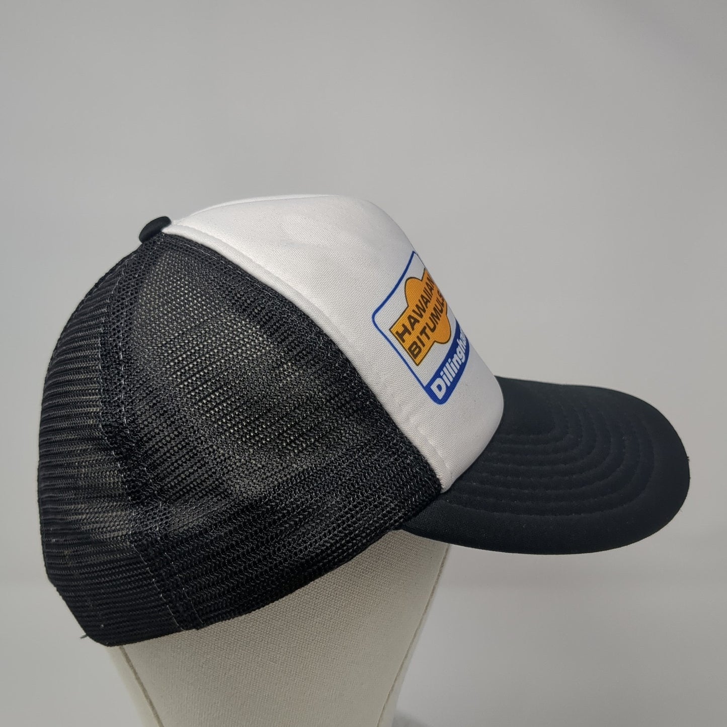 Hawaiian Bitumus Dillingham Trucker Hat Black One Size Mesh Back Sportscap