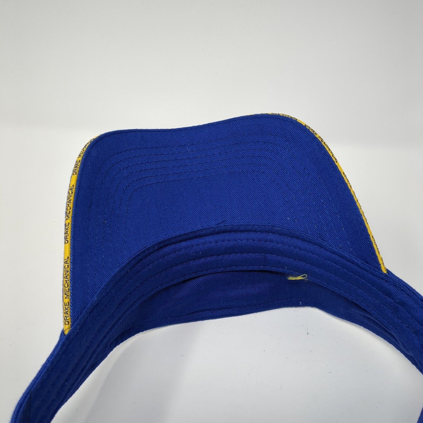 Drake Mechanical Strapback Sun Visor Hat Blue One Size Adjustable