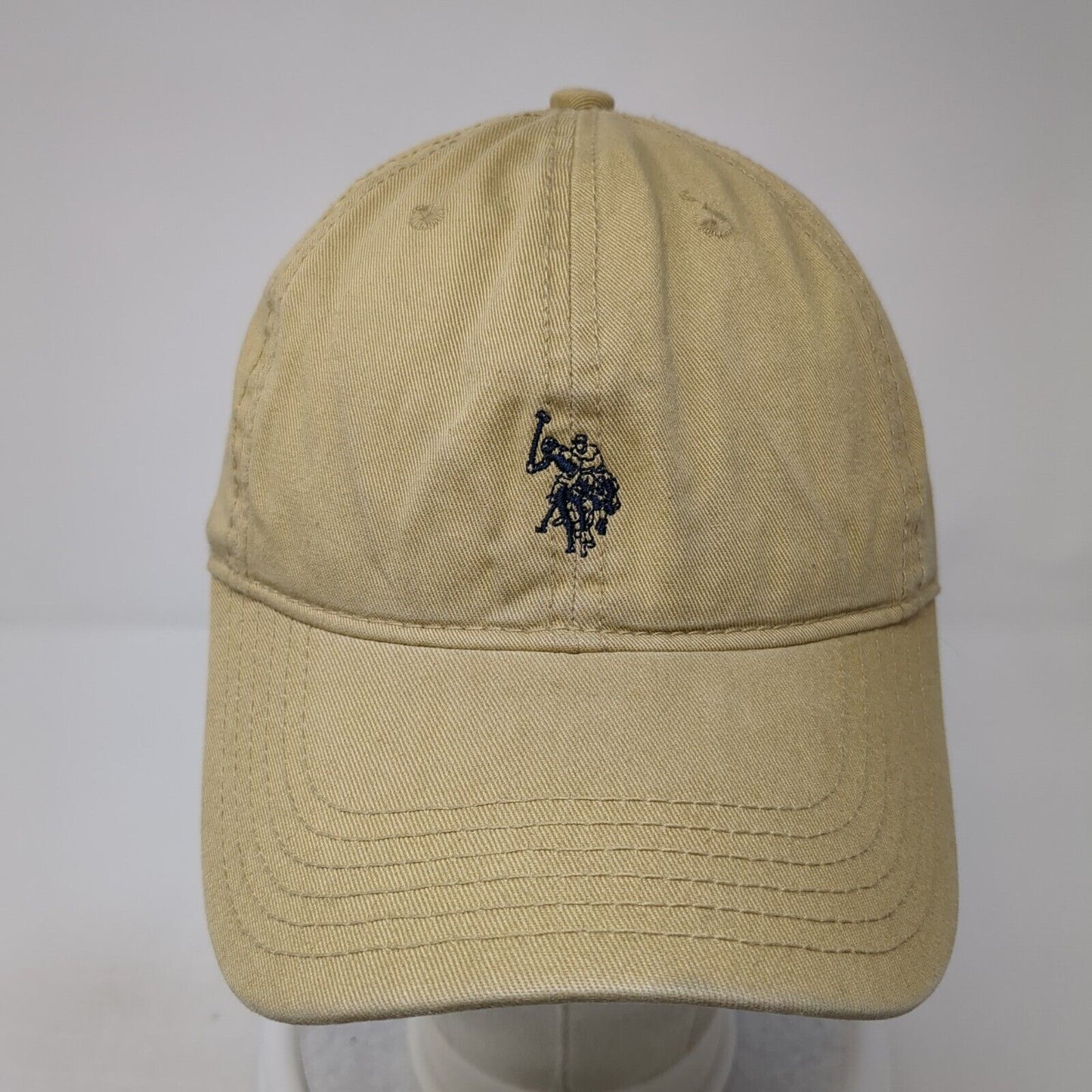 US Polo Assn. Slideback Baseball Cap Brown One Size Adjustable Embroidered