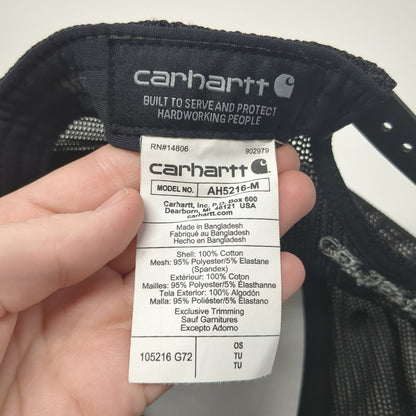 Carhartt Snapback Trucker Hat Green One Size Mesh Back Colorblock