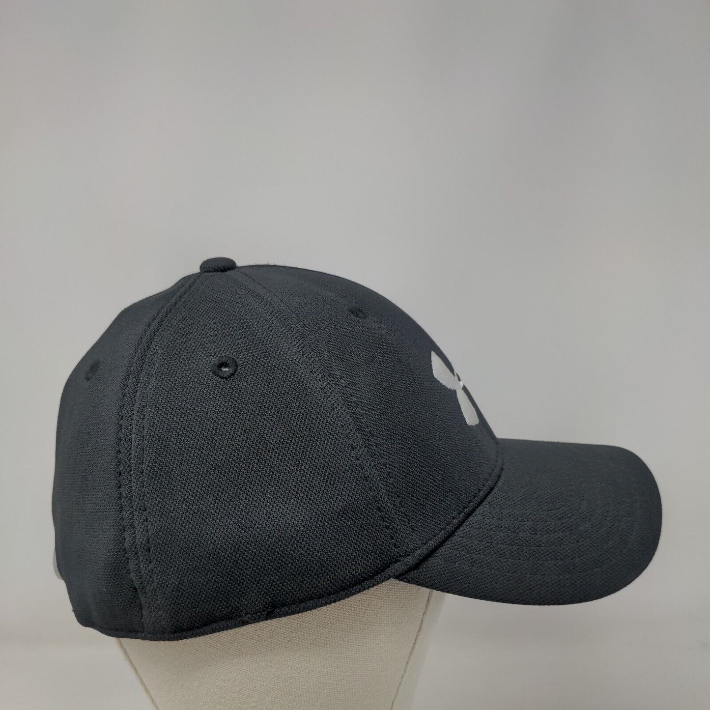 Under Armour Fitted Hat Black M/L Embroidered I Will Protect This House