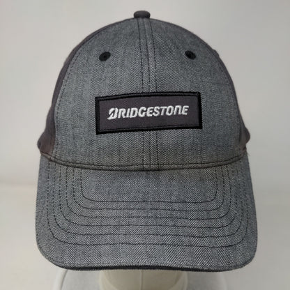 Bridgestone Strapback Hat Gray OSFA Adjustable 6 Panel K-Products