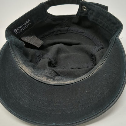 Chef Works Army Cap Black M Adjustable Solid Cotton Workwear Uniform Kitchen Hat
