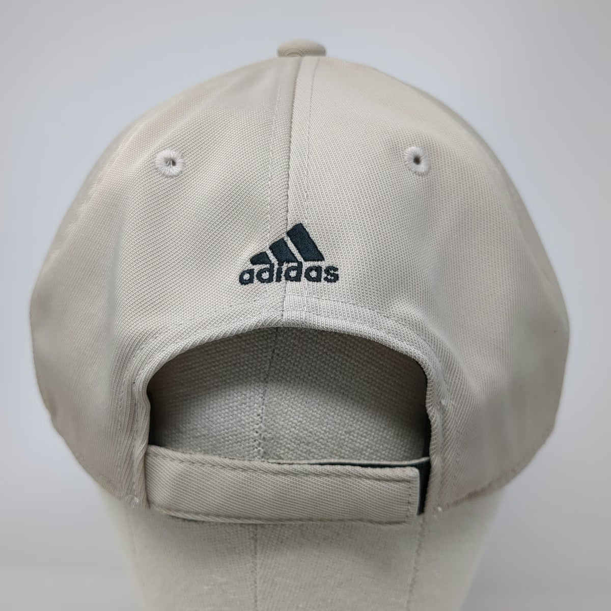 adidas Baseball Cap Beige Black One Size AEROREADY Recycled Strapback Logo Hat