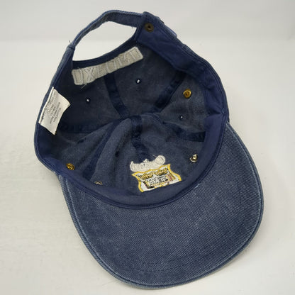 The Fellows Oxford University Blue One Size Baseball Cap Travel Pins Crest Hat