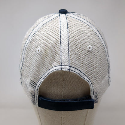 2021 Run Through It Strapback Mesh Back Trucker Hat Blue One Size District