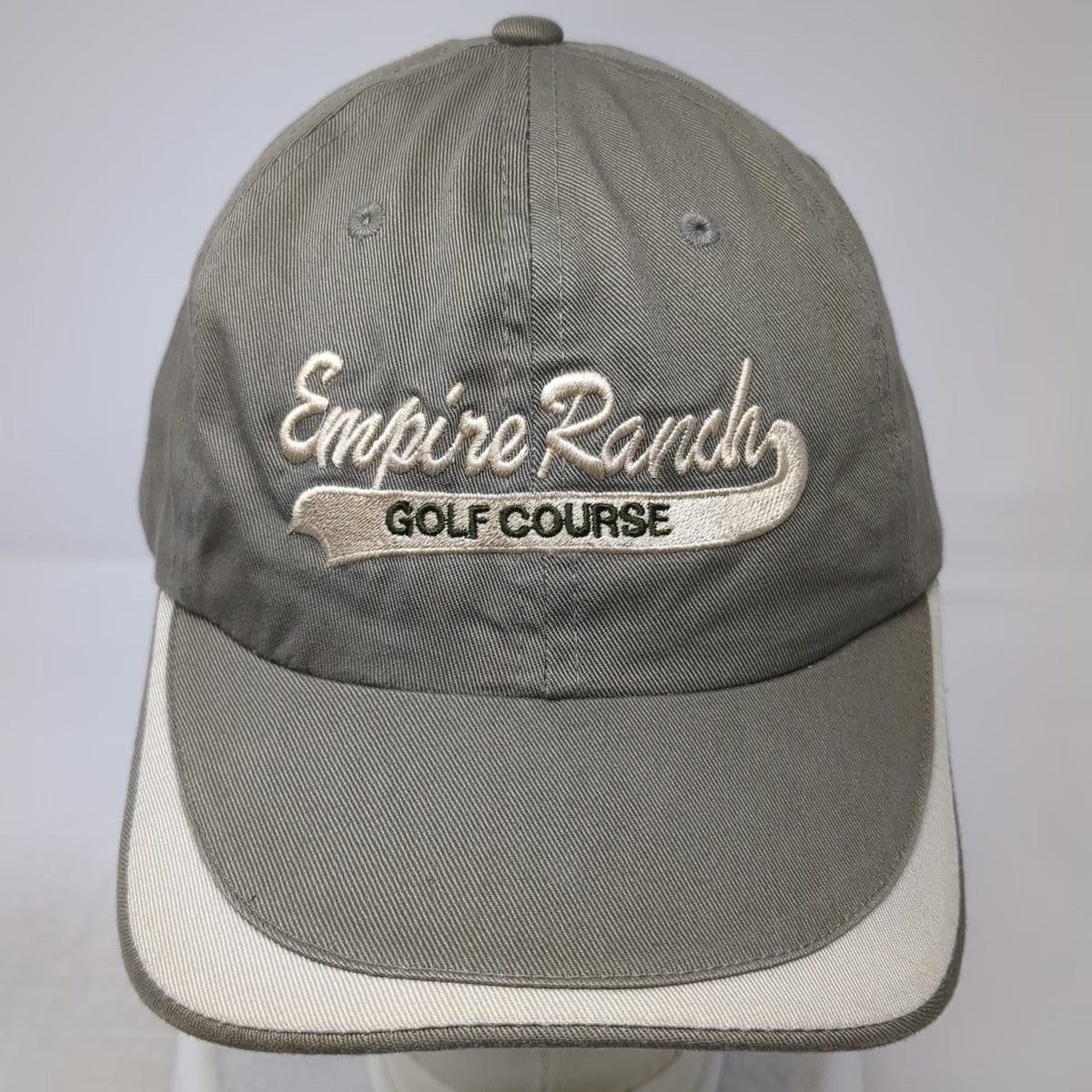 Town Talk Empire Ranch Golf Course Baseball Cap Brown One Size Slideback Hat