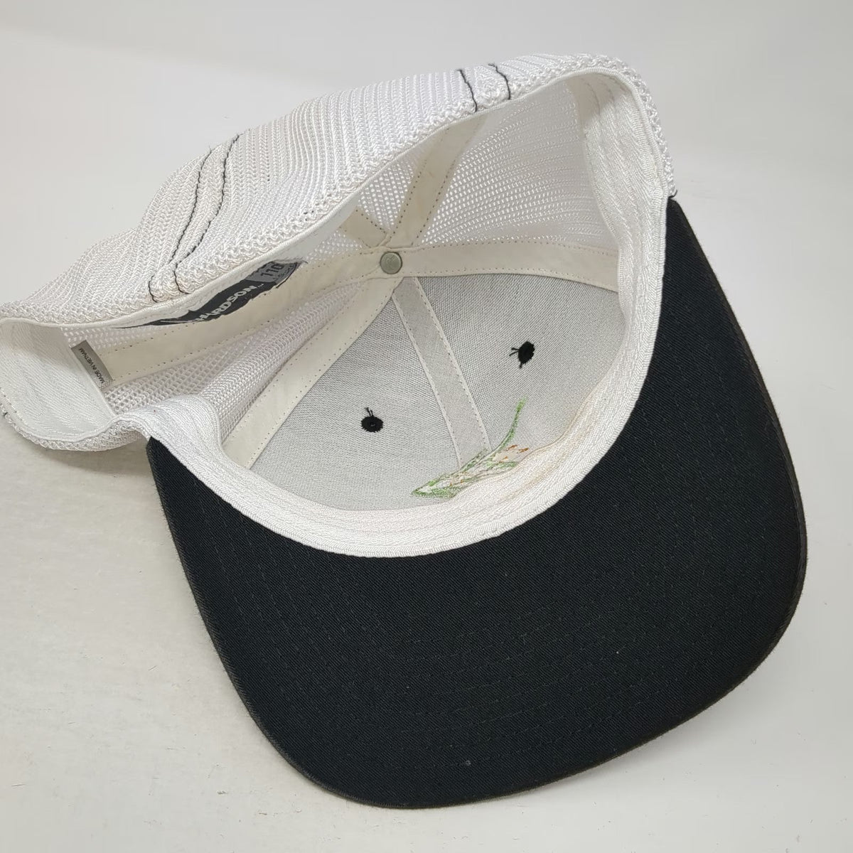 Richardson Baseball Cap Black XL Mesh Back Stretch Fit TLK Logo Embroidered Hat
