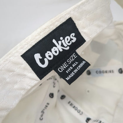 Cookies Baseball Cap White One Size Slideback Cotton Worldwide Bird Logo Hat