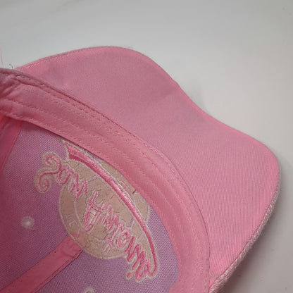 Pink Baseball Cap One Size San Antonio Texas SA Logo Embroidered Strapback Hat